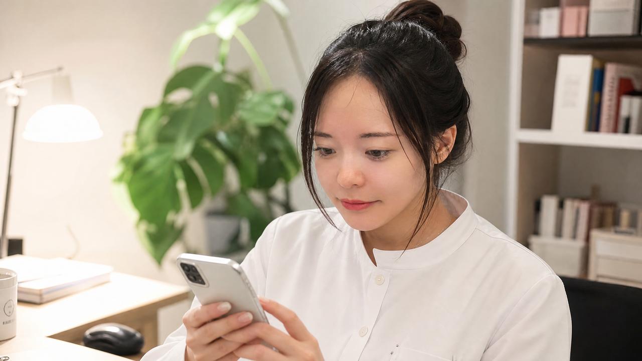 スマホで単発バイトの案件を探す歯科衛生士